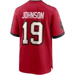 Men's Tampa Bay Buccaneers Keyshawn Johnson Red Game Retired Player Jersey