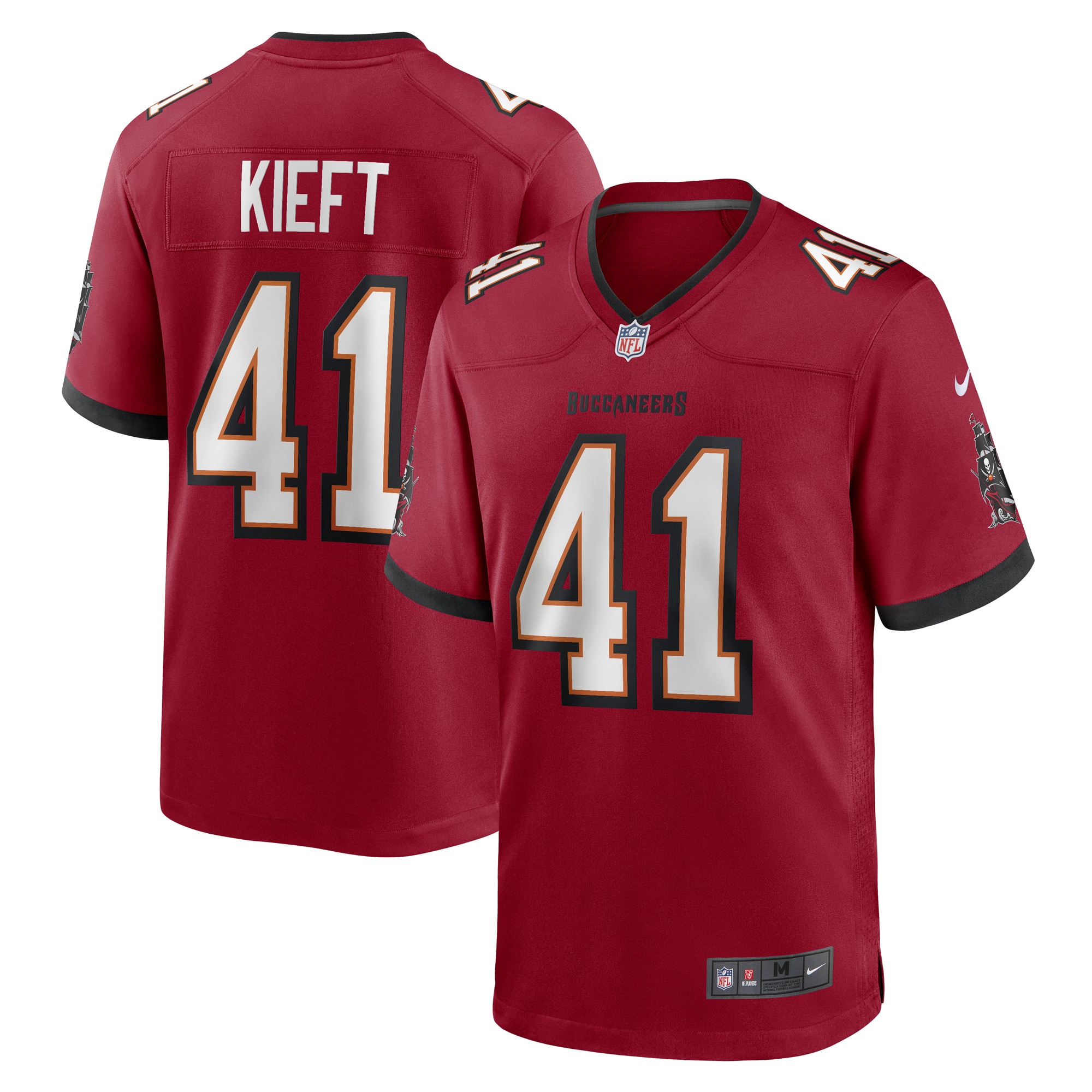 Men's Tampa Bay Buccaneers Ko Kieft Red Game Player Jersey