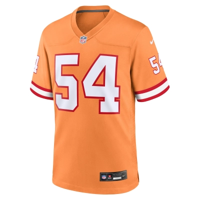 Men's Tampa Bay Buccaneers Lavonte David Orange Throwback Game Jersey 02