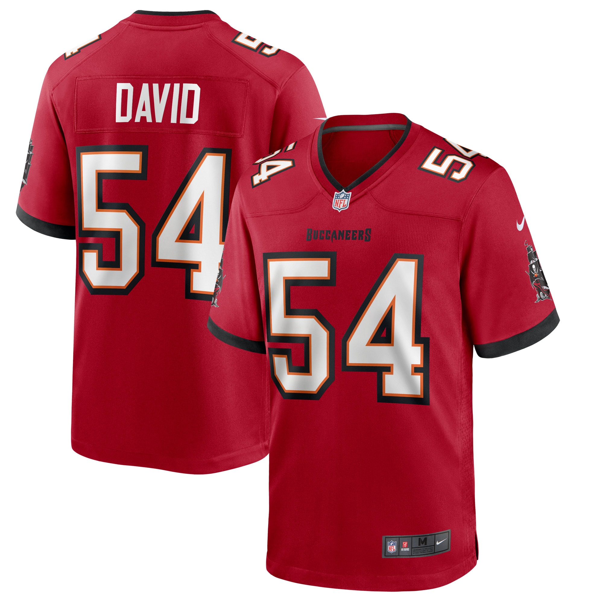 Men's Tampa Bay Buccaneers Lavonte David Red Game Jersey