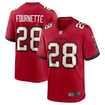Men's Tampa Bay Buccaneers Leonard Fournette Red Game Jersey 01