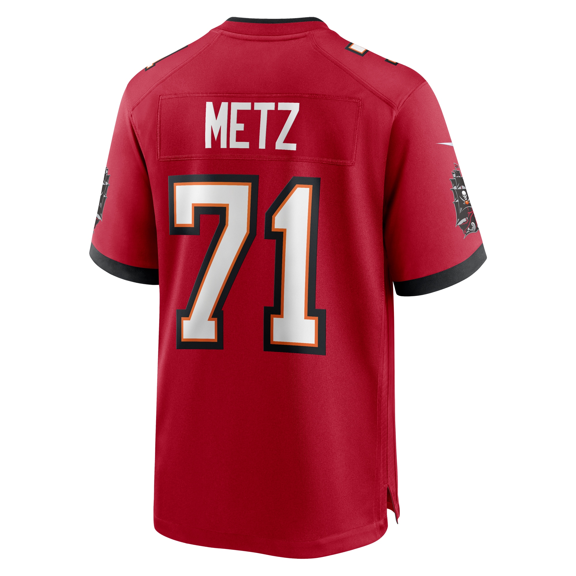 Men's Tampa Bay Buccaneers Lorenz Metz  Red Game Jersey
