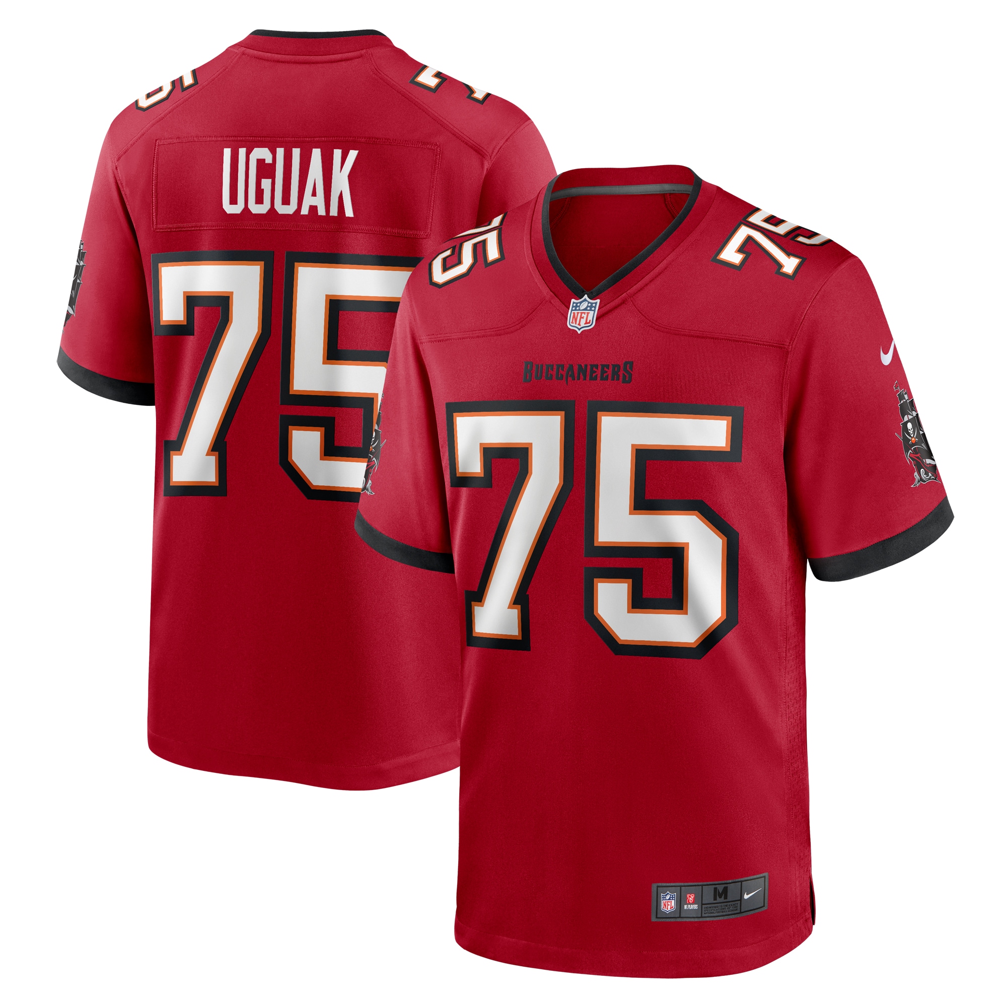 Men's Tampa Bay Buccaneers Lwal Uguak  Red Game Jersey