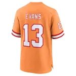 Men's Tampa Bay Buccaneers Mike Evans Orange Throwback Game Jersey
