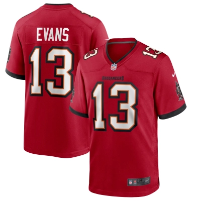 Men's Tampa Bay Buccaneers Mike Evans Red Game Jersey 01