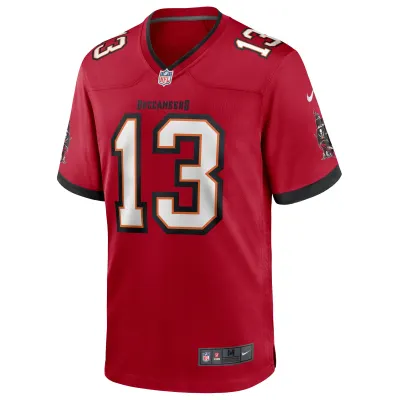 Men's Tampa Bay Buccaneers Mike Evans Red Game Jersey 02