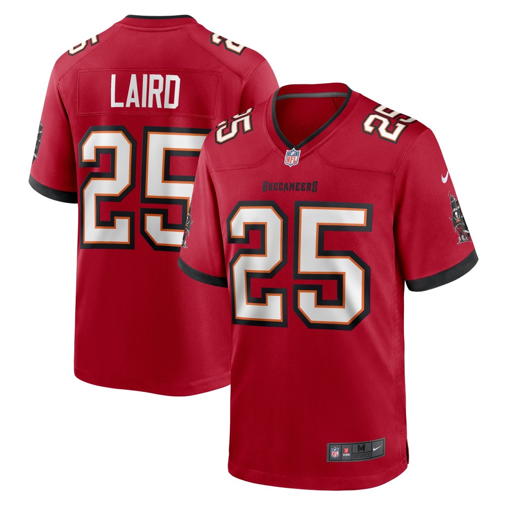Men's Tampa Bay Buccaneers Patrick Laird  Red Game Jersey