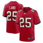 Men's Tampa Bay Buccaneers Patrick Laird  Red Game Jersey