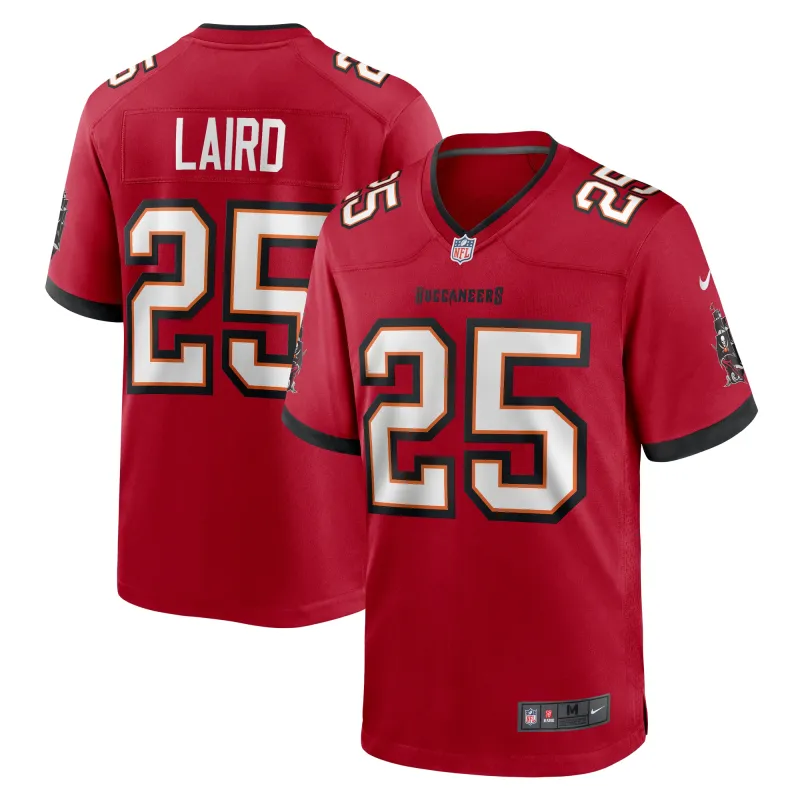 Men's Tampa Bay Buccaneers Patrick Laird  Red Game Jersey