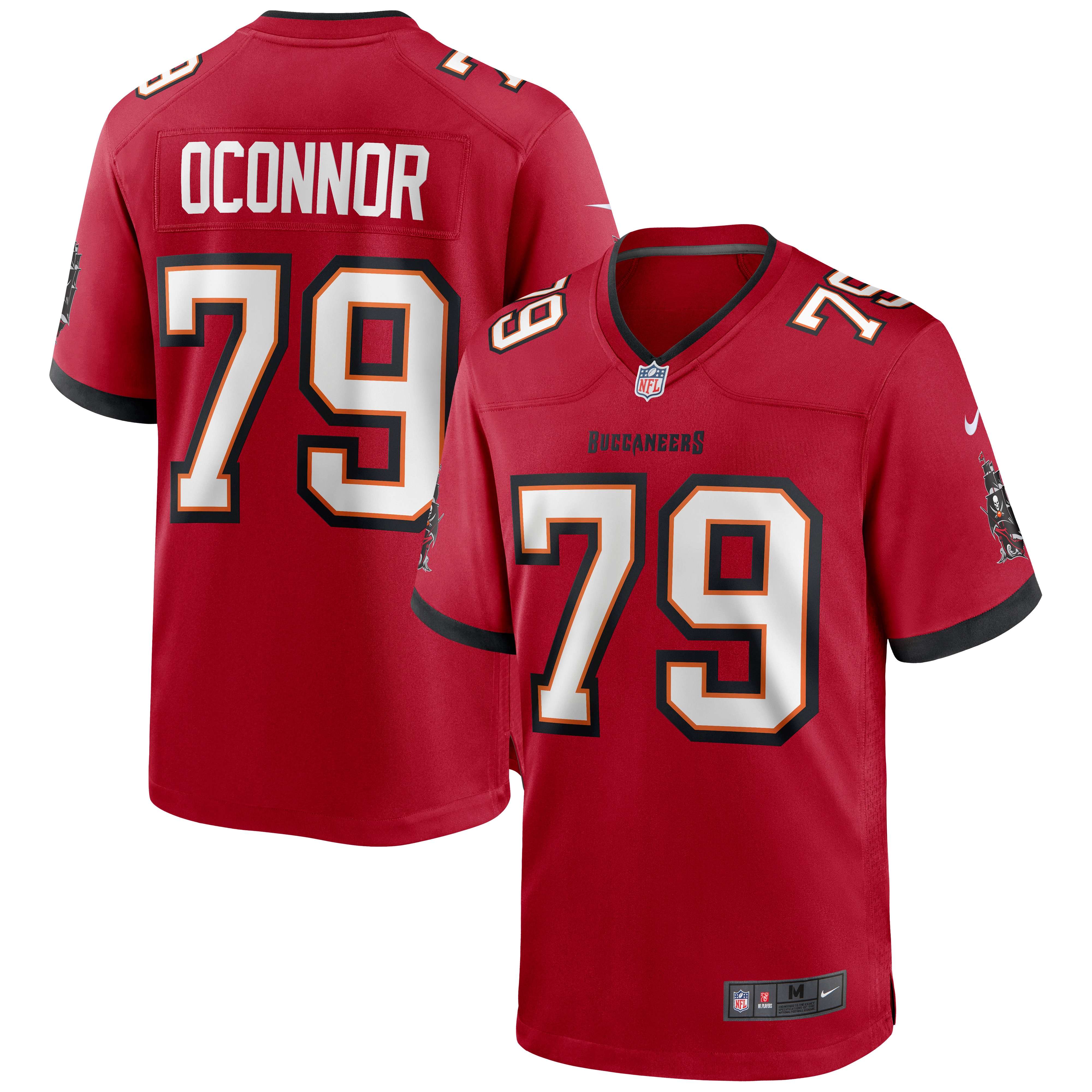 Men's Tampa Bay Buccaneers Patrick O'Connor Red Game Jersey