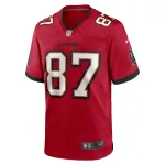 Men's Tampa Bay Buccaneers Payne Durham  Red Game Jersey