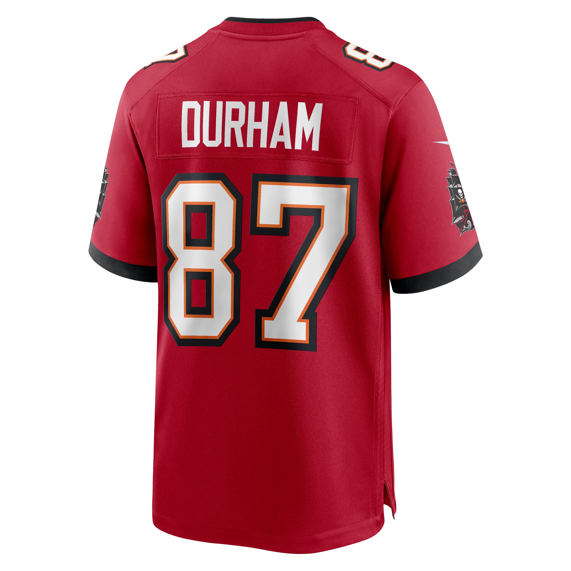 Men's Tampa Bay Buccaneers Payne Durham  Red Game Jersey