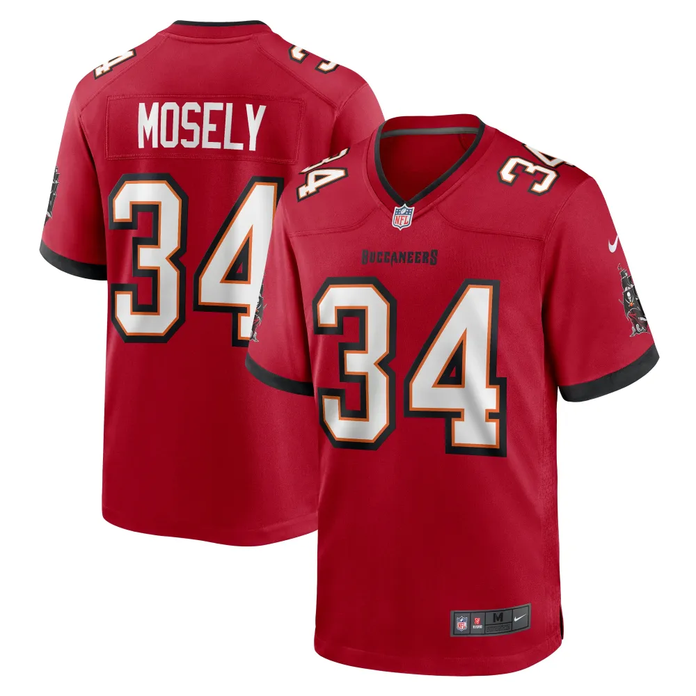 Men's Tampa Bay Buccaneers Quandre Mosely  Red Game Jersey