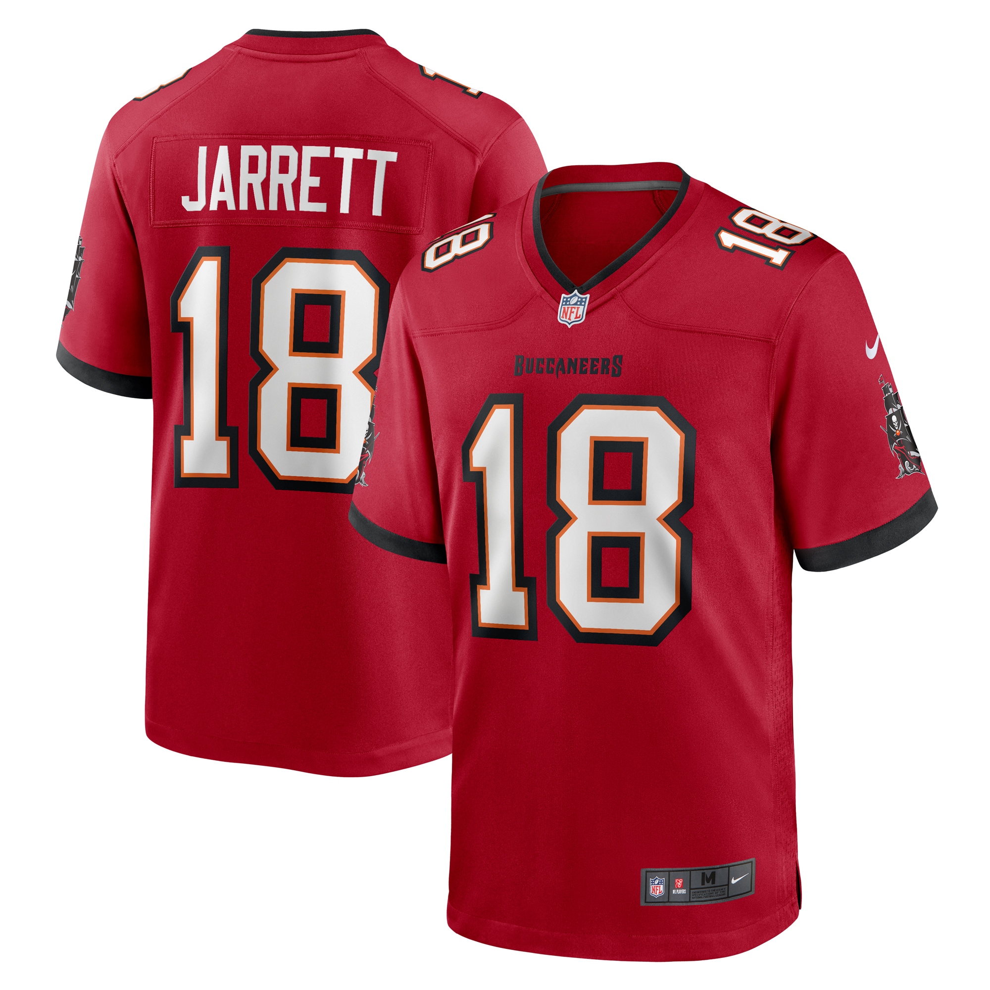 Men's Tampa Bay Buccaneers Rakim Jarrett  Red Game Jersey