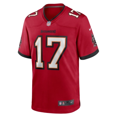 Men's Tampa Bay Buccaneers Raleigh Webb  Red Game Jersey 02