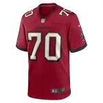 Men's Tampa Bay Buccaneers Robert Hainsey Red Game Jersey