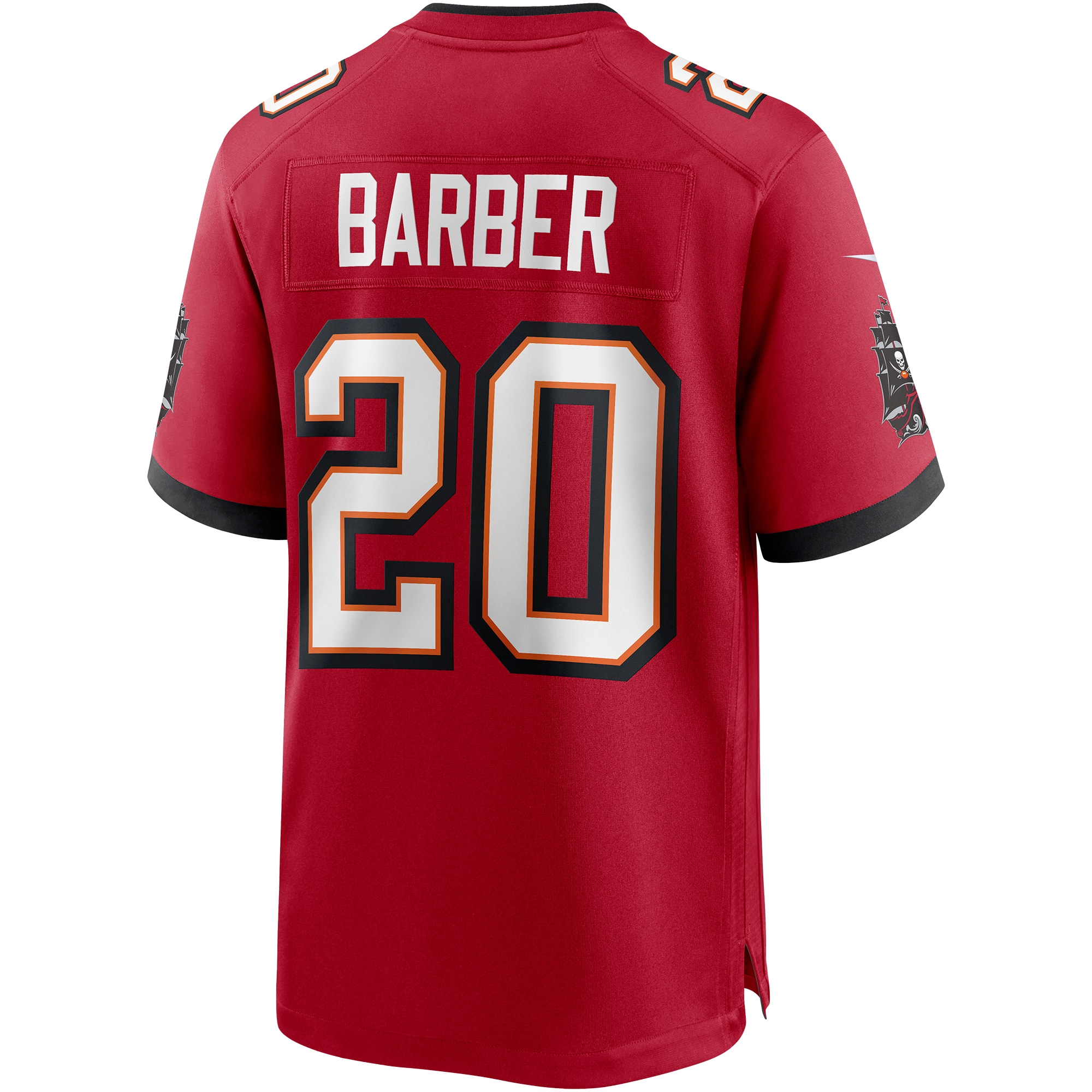 Men's Tampa Bay Buccaneers Ronde Barber Red Game Retired Player Jersey
