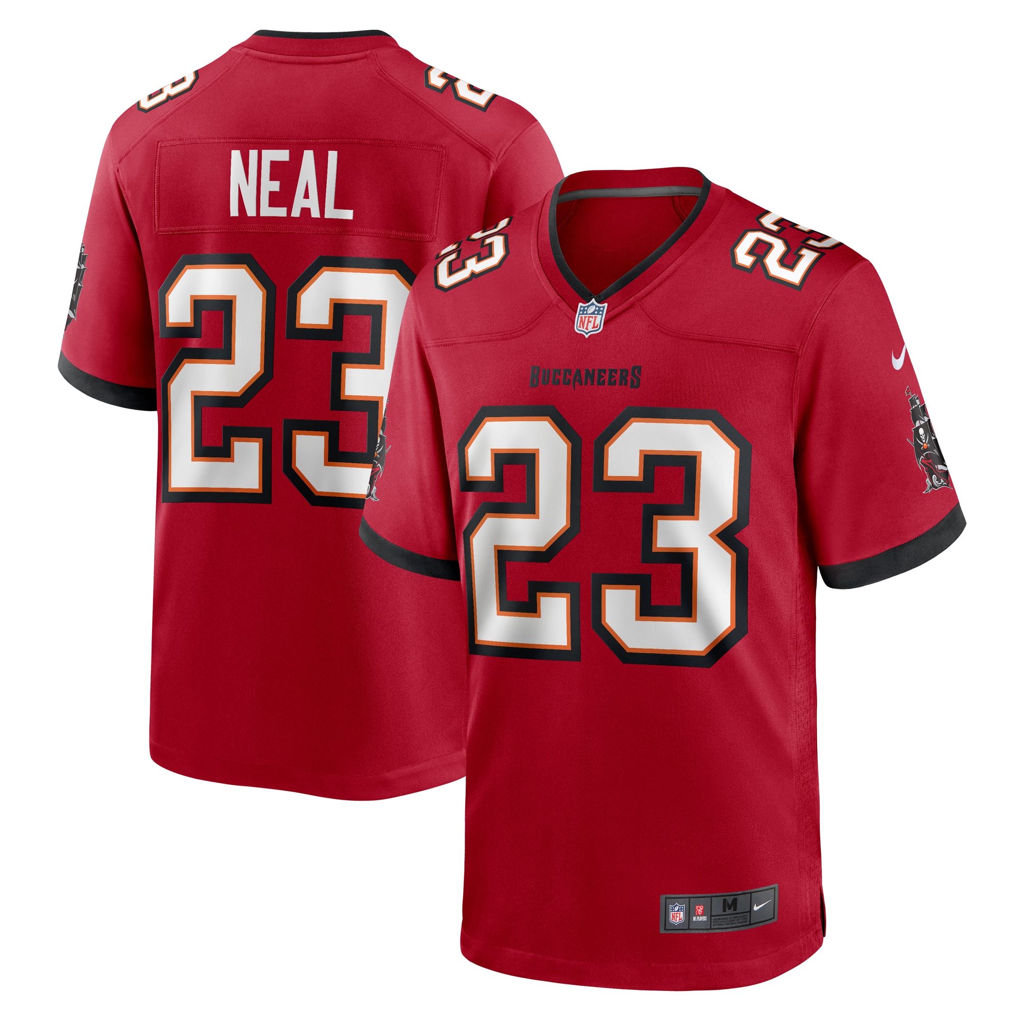 Men's Tampa Bay Buccaneers Ryan Neal  Red Game Jersey