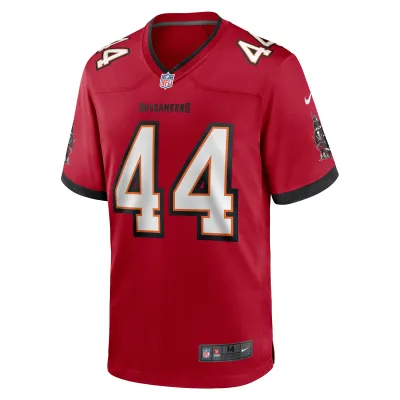 Men's Tampa Bay Buccaneers Sean Tucker  Red Game Jersey 02