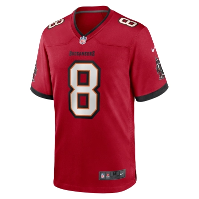 Men's Tampa Bay Buccaneers SirVocea Dennis Red Game Jersey 02