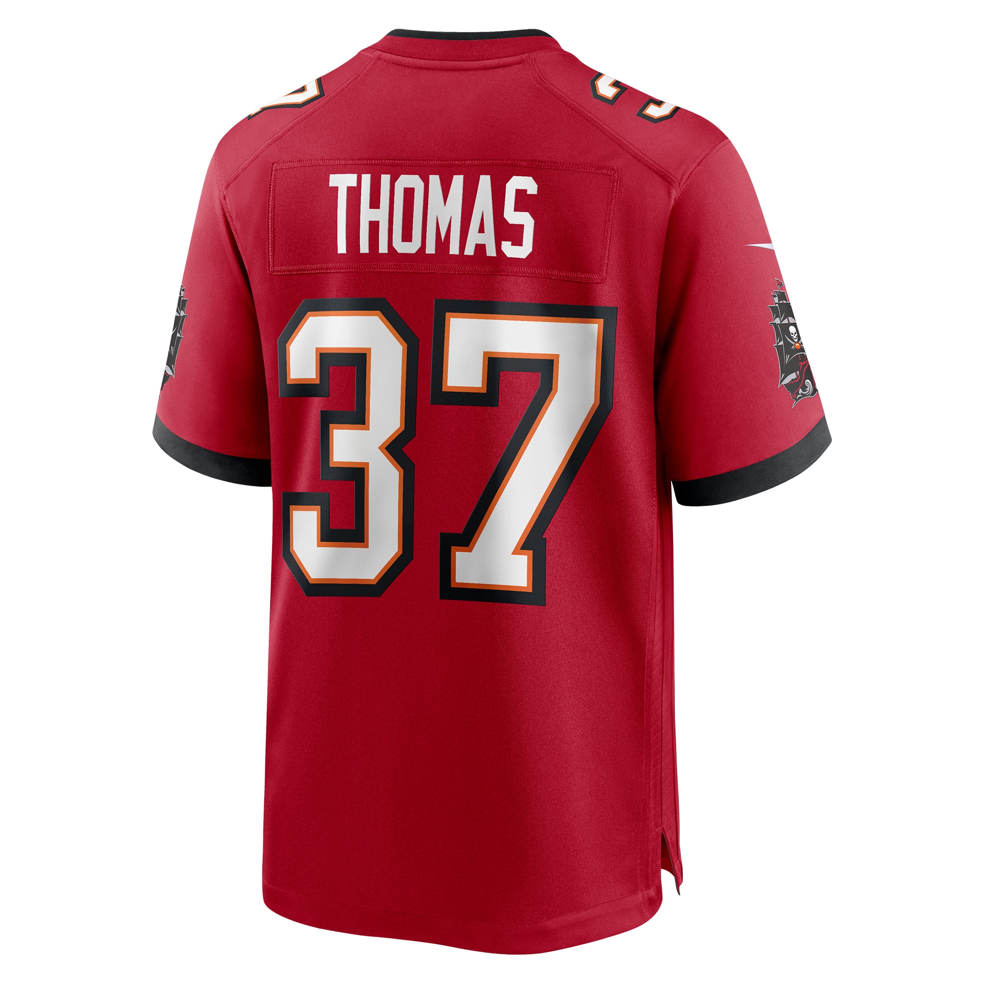 Men's Tampa Bay Buccaneers Tavierre Thomas  Red Game Jersey