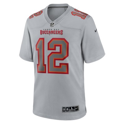 Men's Tampa Bay Buccaneers Tom Brady Gray Atmosphere Fashion Game Jersey 02