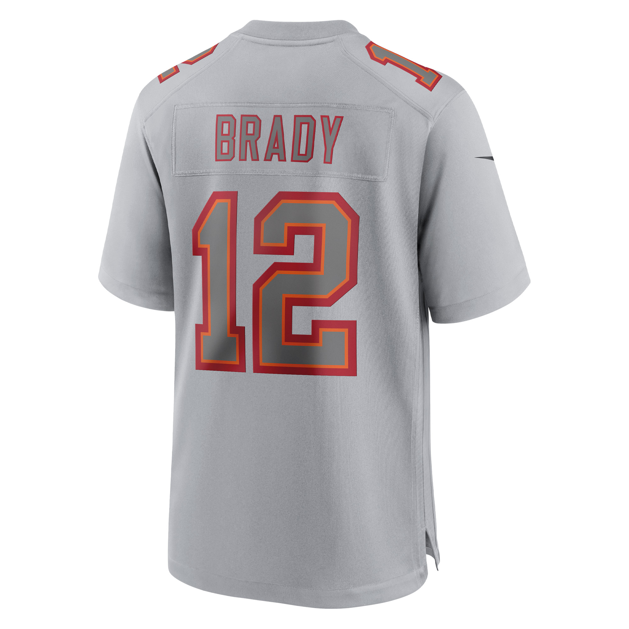Men's Tampa Bay Buccaneers Tom Brady Gray Atmosphere Fashion Game Jersey