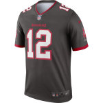 Men's Tampa Bay Buccaneers Tom Brady Pewter Alternate Legend Jersey