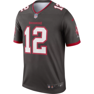 Men's Tampa Bay Buccaneers Tom Brady Pewter Alternate Legend Jersey 02