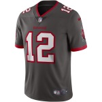 Men's Tampa Bay Buccaneers Tom Brady Pewter Alternate Vapor Limited Jersey
