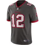 Men's Tampa Bay Buccaneers Tom Brady Pewter Alternate Vapor Limited Jersey
