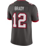 Men's Tampa Bay Buccaneers Tom Brady Pewter Alternate Vapor Limited Jersey