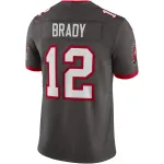 Men's Tampa Bay Buccaneers Tom Brady Pewter Alternate Vapor Limited Jersey