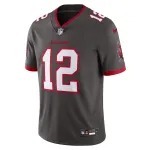 Men's Tampa Bay Buccaneers Tom Brady Pewter Alternate Vapor Untouchable Limited Jersey