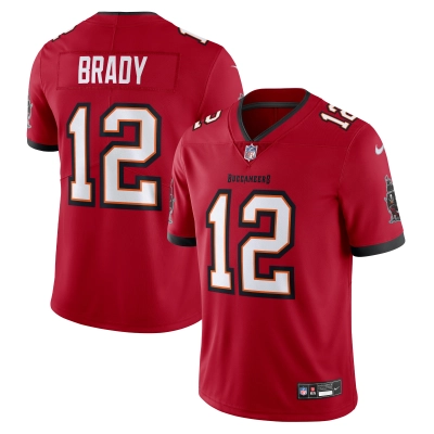 Men's Tampa Bay Buccaneers Tom Brady Red Vapor Untouchable Limited Jersey 01