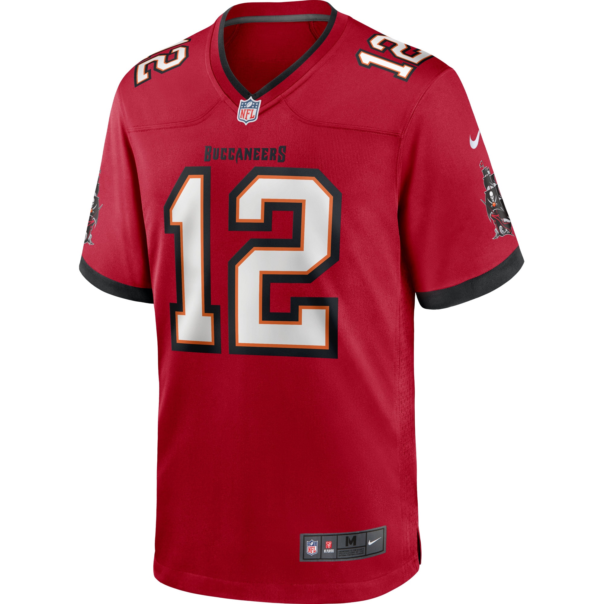 Men's Tampa Bay Buccaneers Tom Brady Red Game Jersey