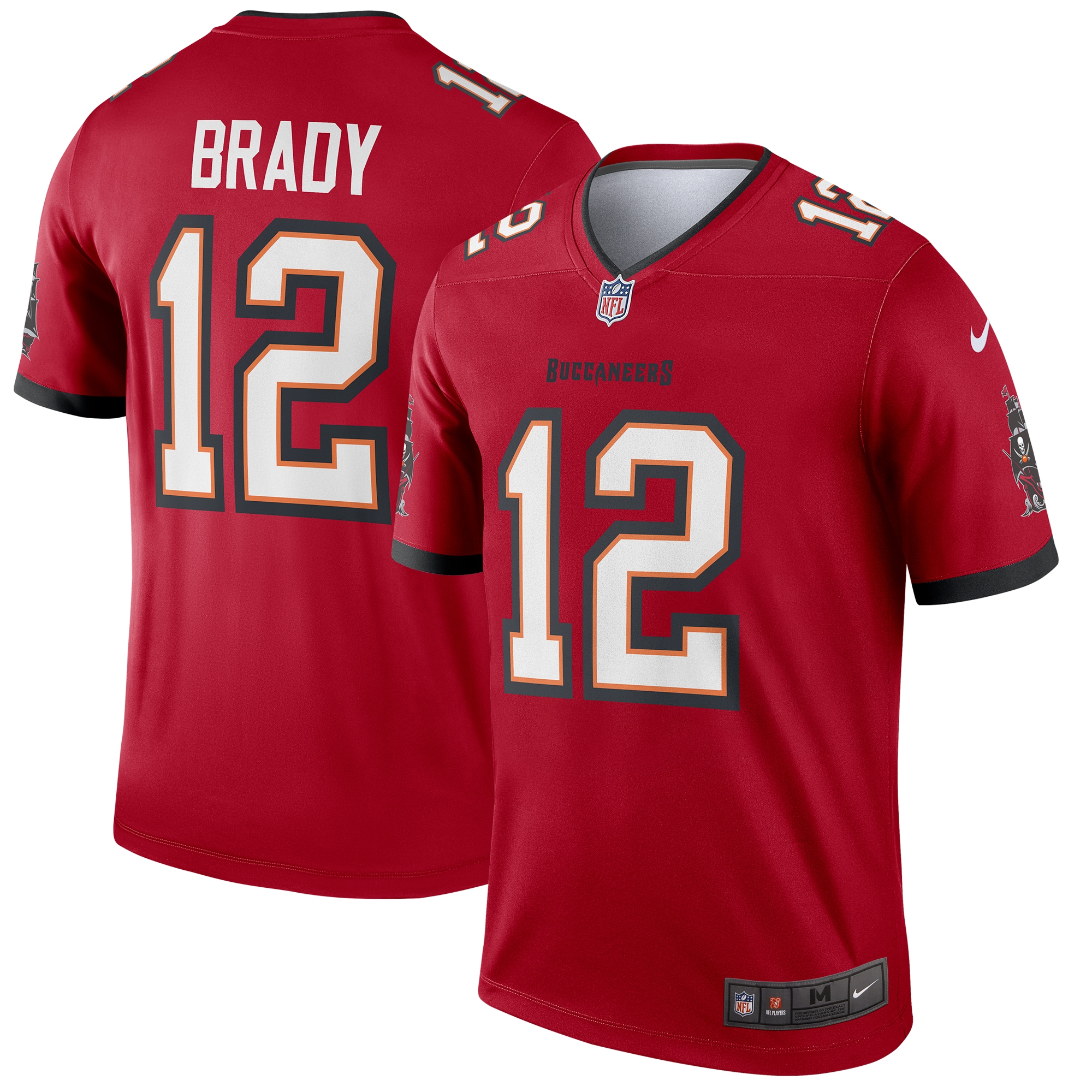 Men's Tampa Bay Buccaneers Tom Brady Red Legend Jersey