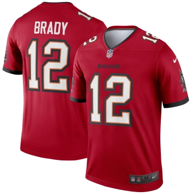 Men's Tampa Bay Buccaneers Tom Brady Red Legend Jersey 01