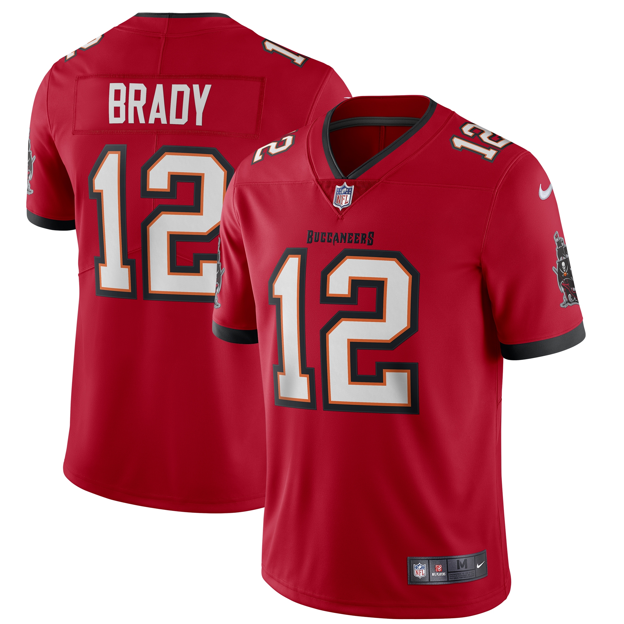 Men's Tampa Bay Buccaneers Tom Brady Red Vapor Limited Jersey