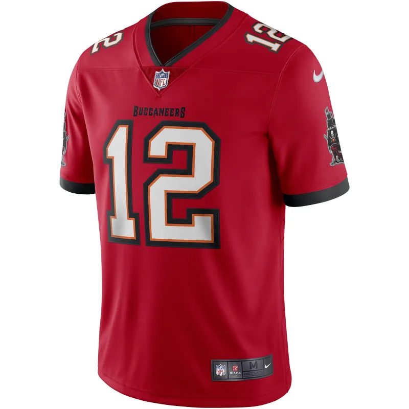 Men's Tampa Bay Buccaneers Tom Brady Red Vapor Limited Jersey