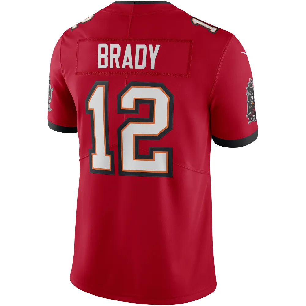 Men's Tampa Bay Buccaneers Tom Brady Red Vapor Limited Jersey