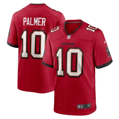 Men's Tampa Bay Buccaneers Trey Palmer  Red Game Jersey 01