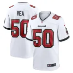 Men's Tampa Bay Buccaneers Vita Vea  White White Game Jersey