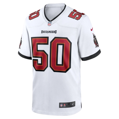 Men's Tampa Bay Buccaneers Vita Vea  White White Game Jersey 02