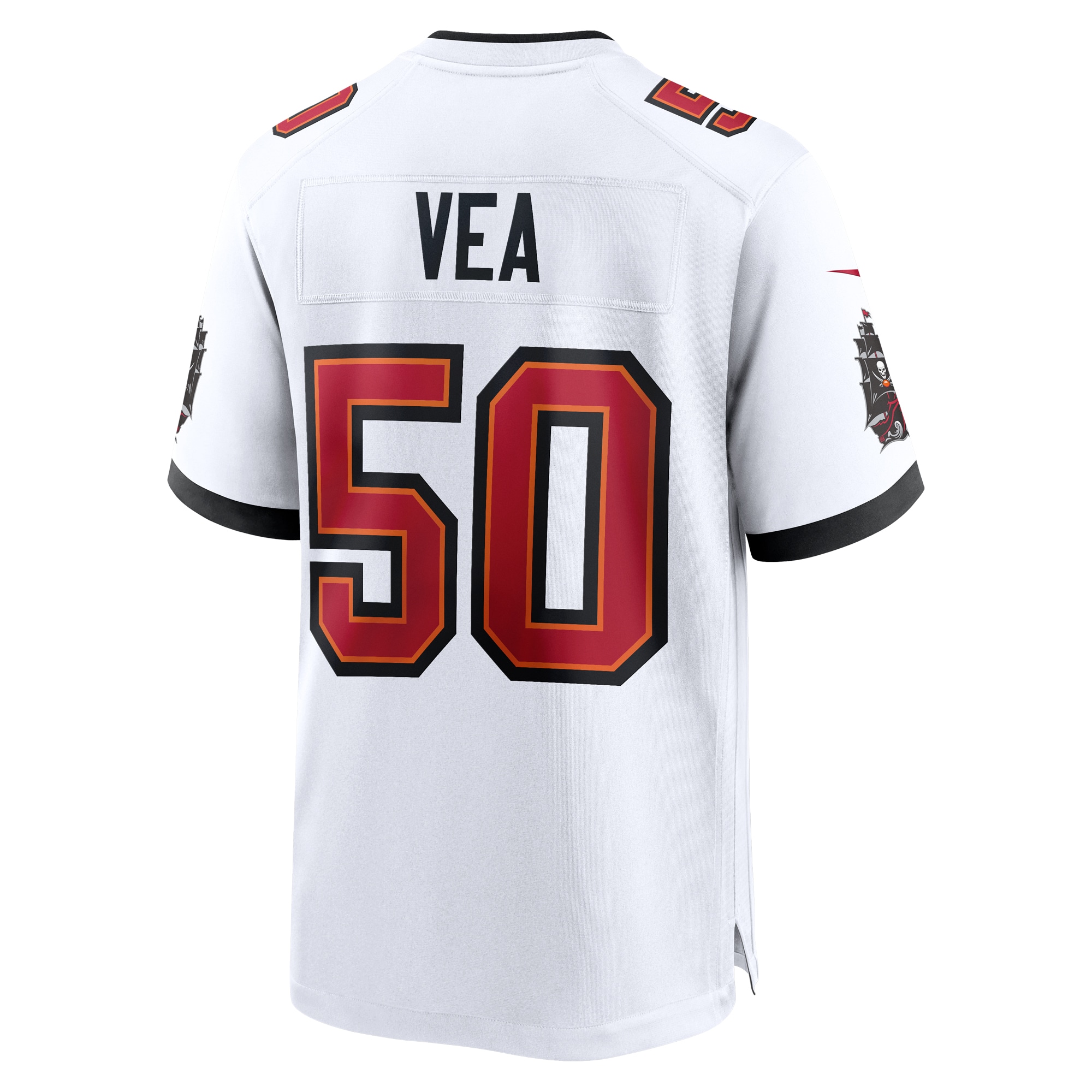 Men's Tampa Bay Buccaneers Vita Vea  White White Game Jersey