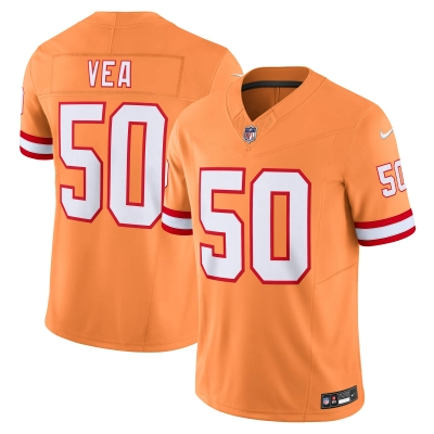 Men's Tampa Bay Buccaneers Vita Vea Orange Vapor F.U.S.E. Limited Jersey 01