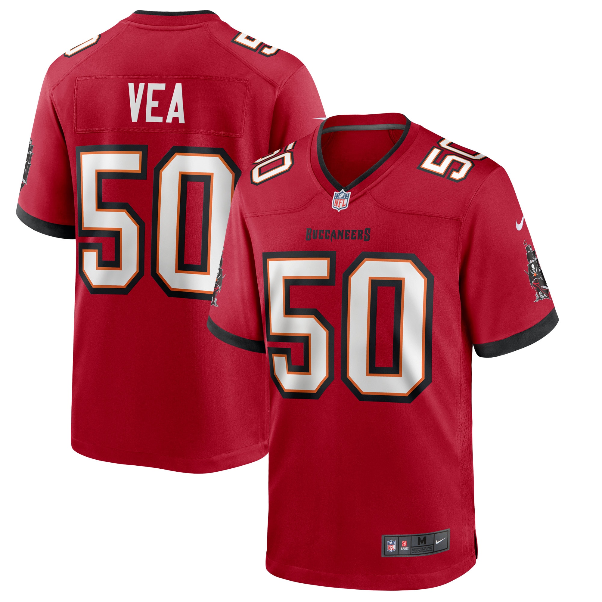 Men's Tampa Bay Buccaneers Vita Vea Red Game Jersey
