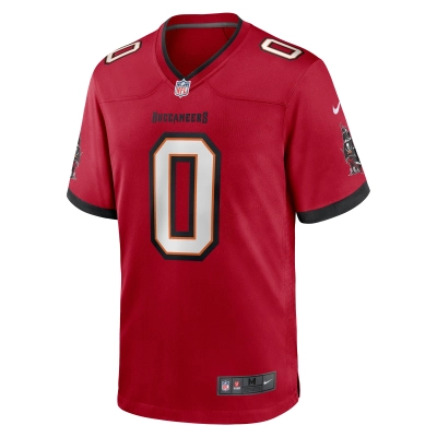 Men's Tampa Bay Buccaneers YaYa Diaby  Red Game Jersey 02