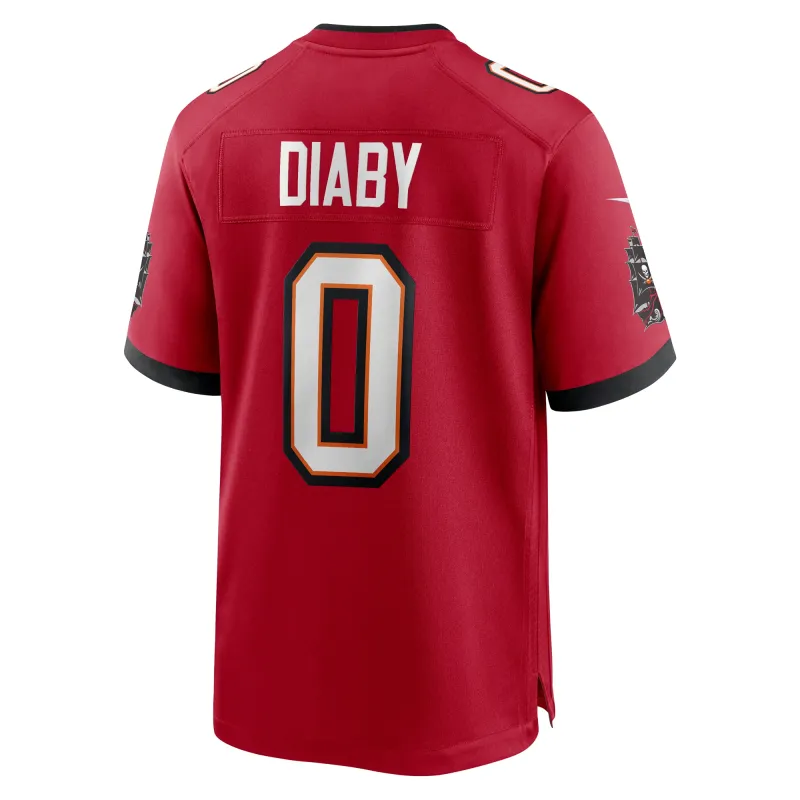 Men's Tampa Bay Buccaneers YaYa Diaby  Red Game Jersey