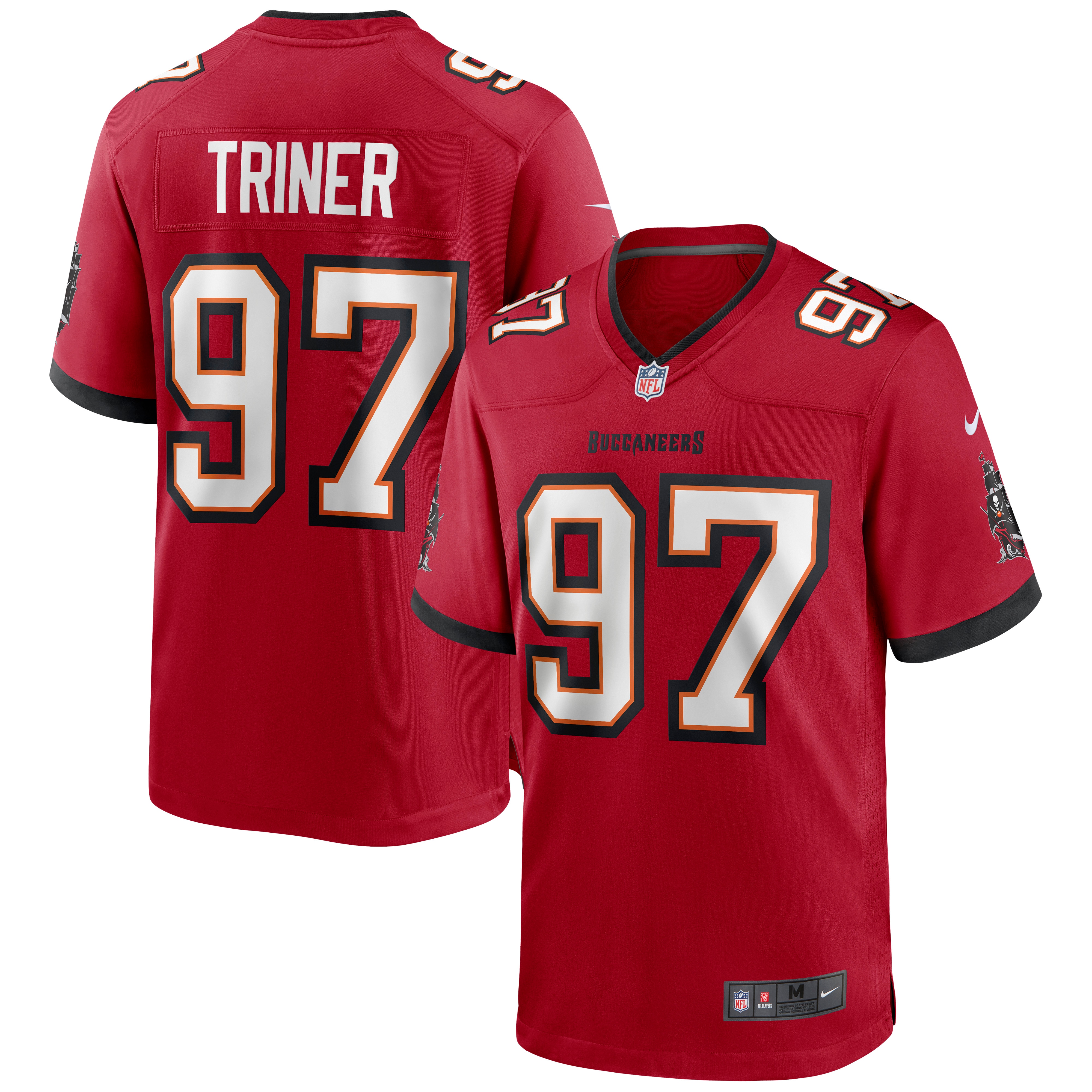Men's Tampa Bay Buccaneers Zach Triner Red Game Jersey
